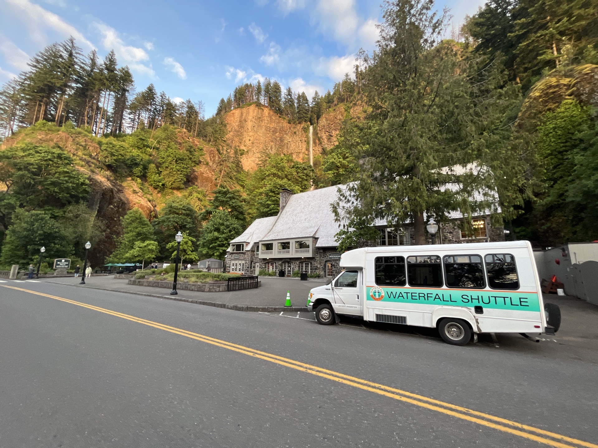 The Waterfall Shuttle at Multnomah Falls Lodge