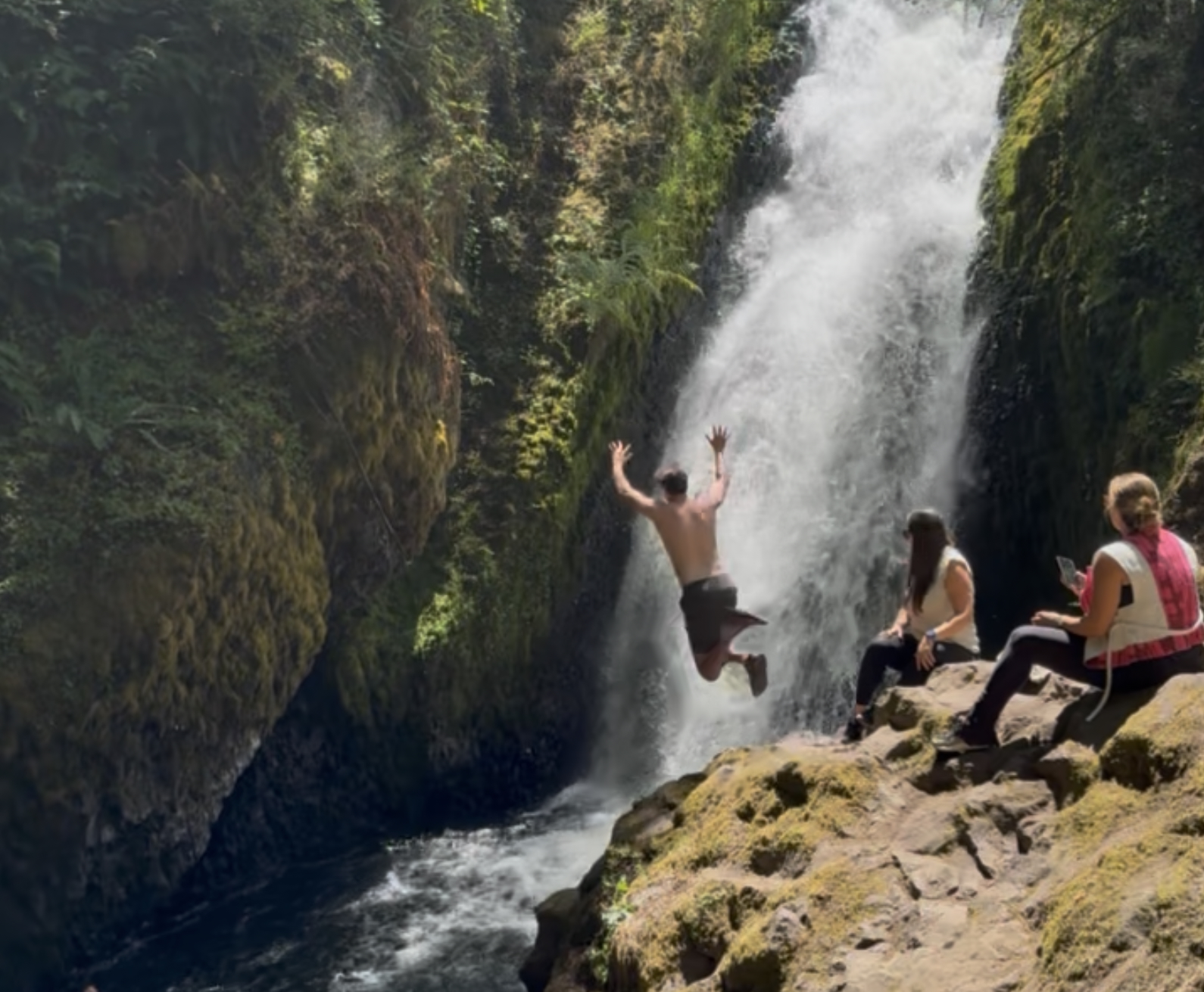 On tour with Waterfall Shuttle